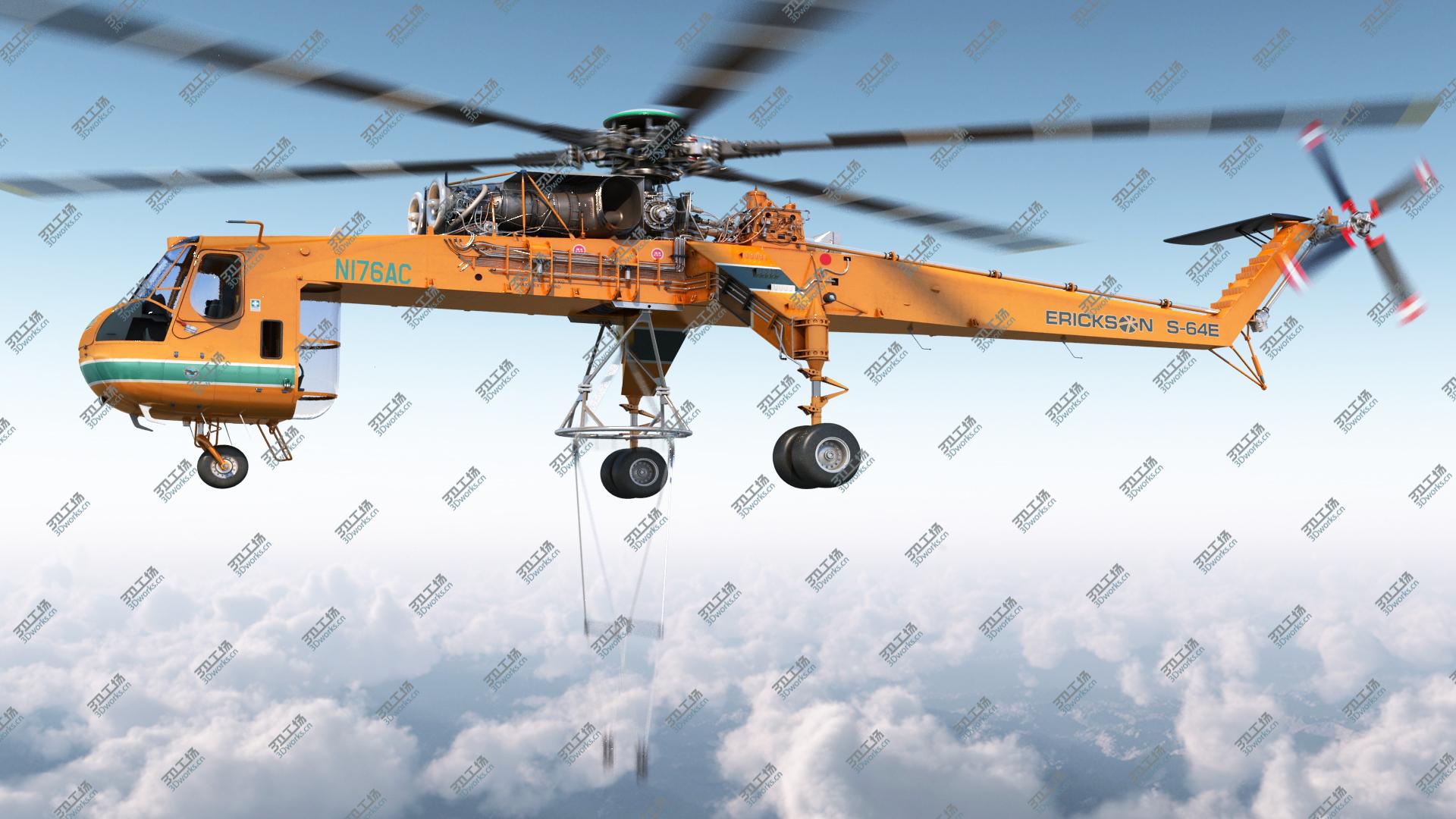 images/goods_img/20210313/Heavy-Lift Sikorsky S-64 Skycrane Helicopter Rigged model/2.jpg